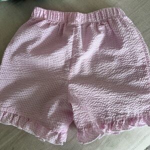 Adorable Pink Gingham Kids Shorts